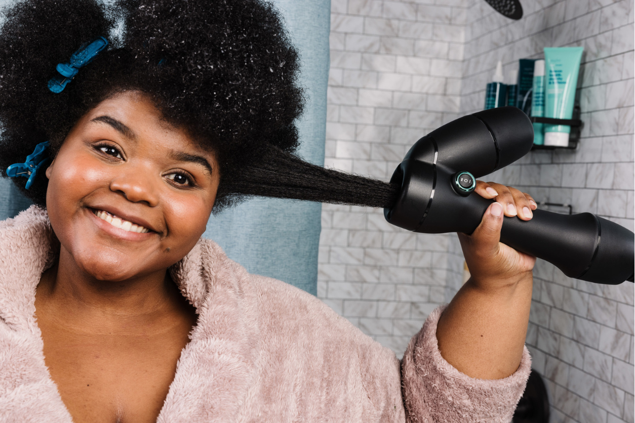 Black Hair Revair Natural Hair RevAir Reverse-Air Hair Dryer W