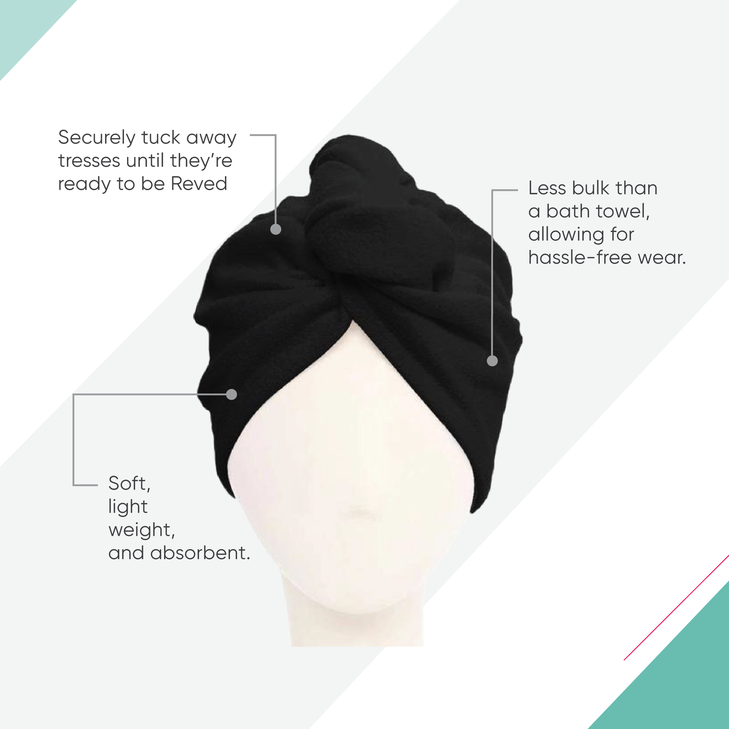 RevAir Bundle Up Hair Towel