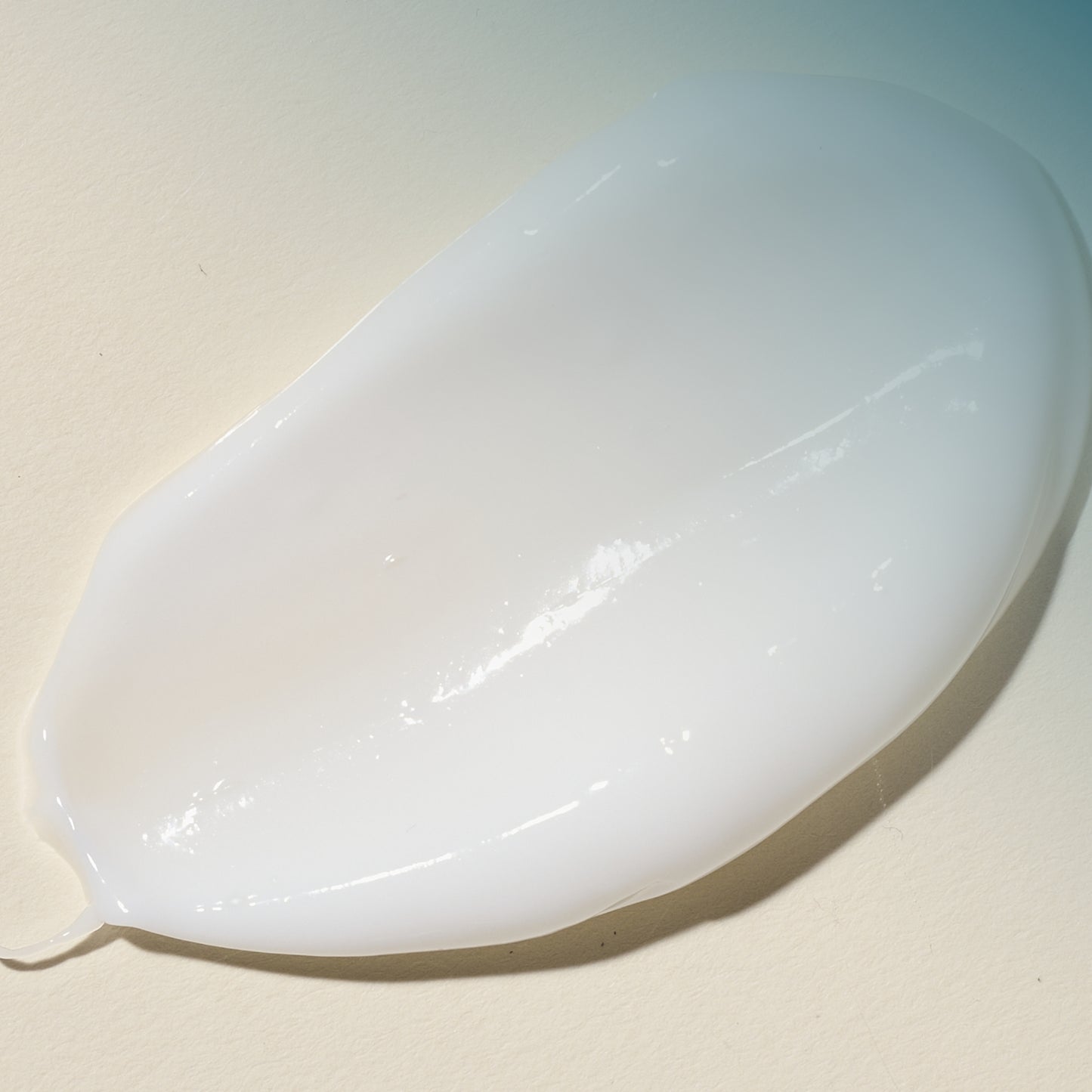 Smear of deep conditioning treatment showing thick, creamy texture