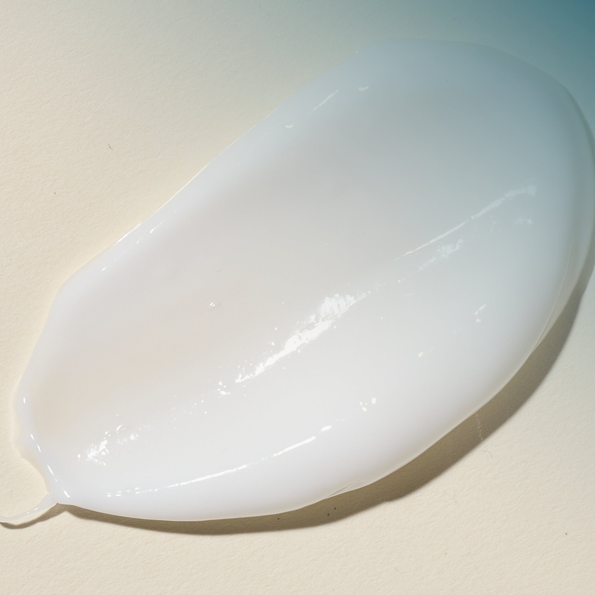 Smear of deep conditioning treatment showing thick, creamy texture
