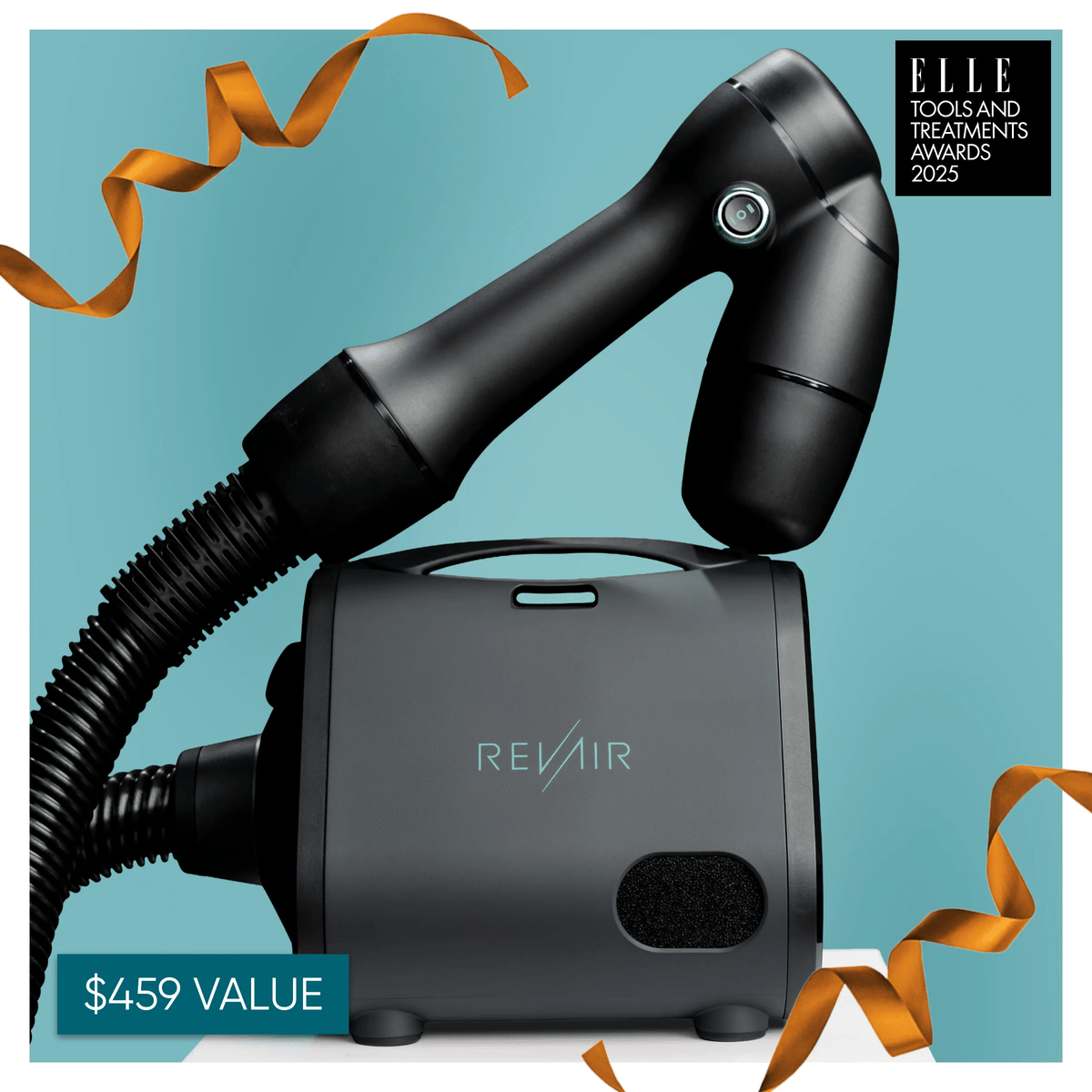 RevAir Reverse-Air Hair Dryer w/friction-free technology, 3