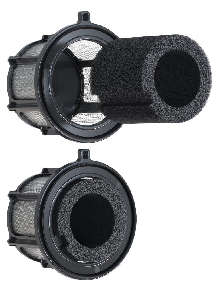 top view of Filter foam liners