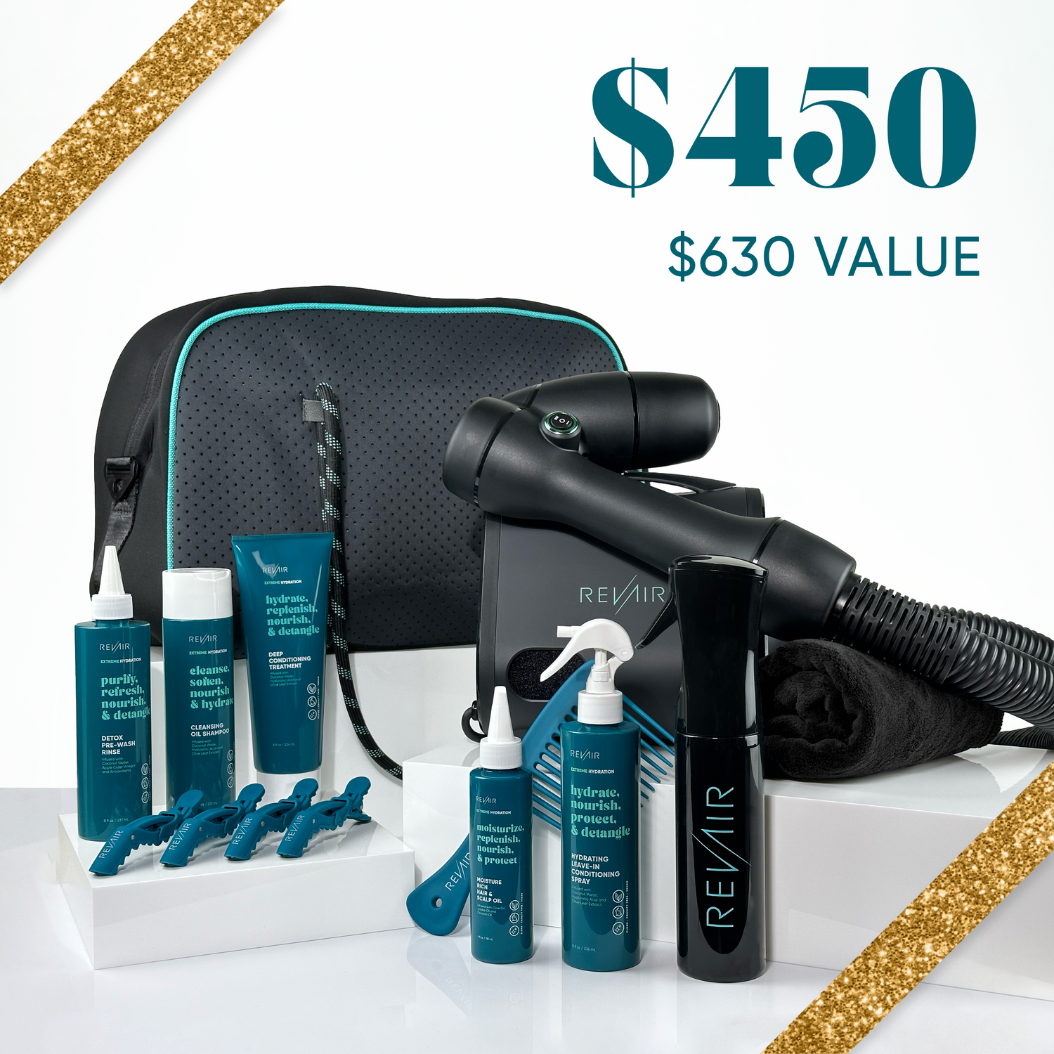 $450 - a $630 value! showing package products