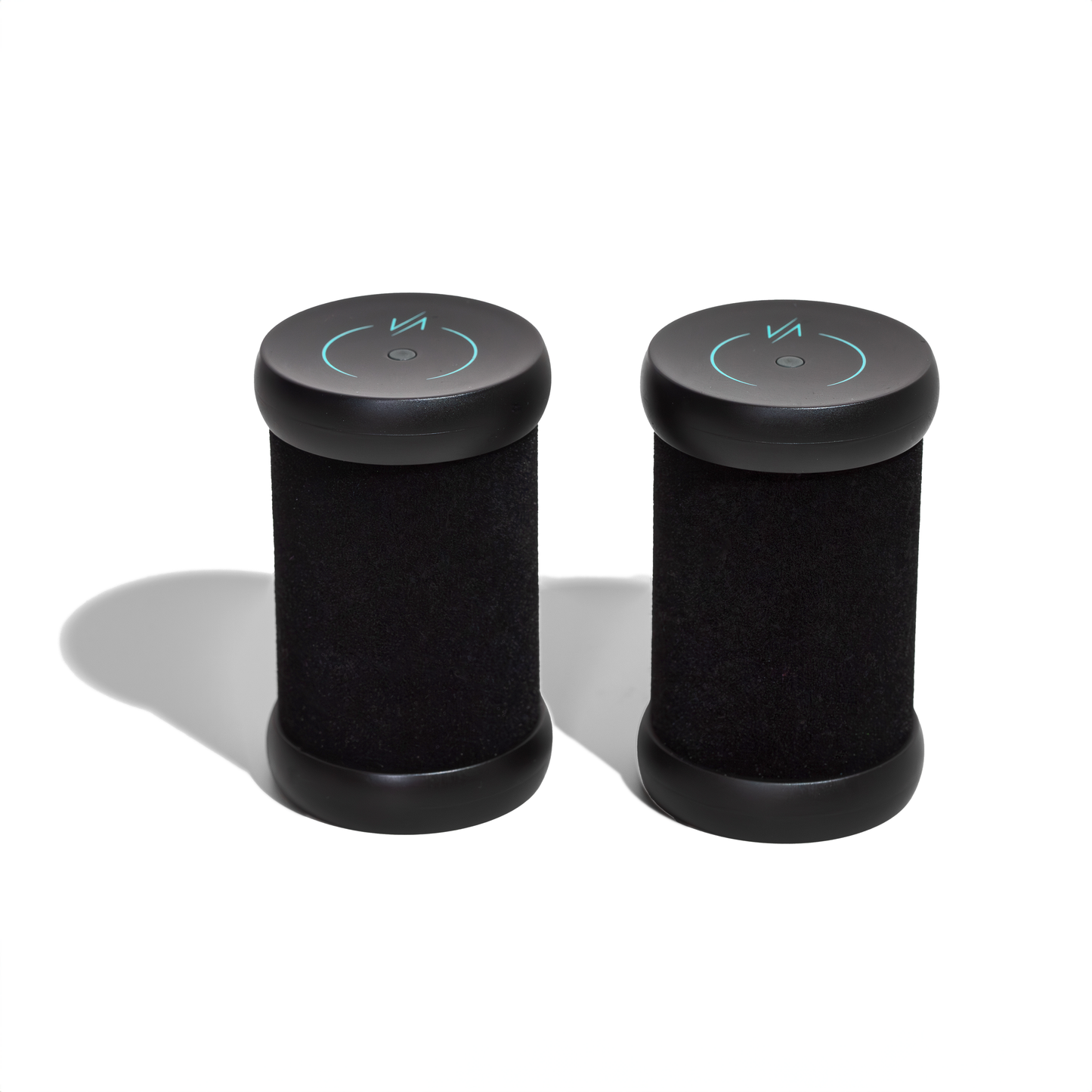 2 Velvet Flocked Hot Rollers