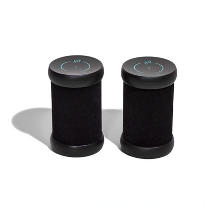 2 Velvet Flocked Hot Rollers