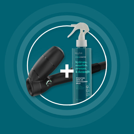RevAir device plus RevAir hair care product