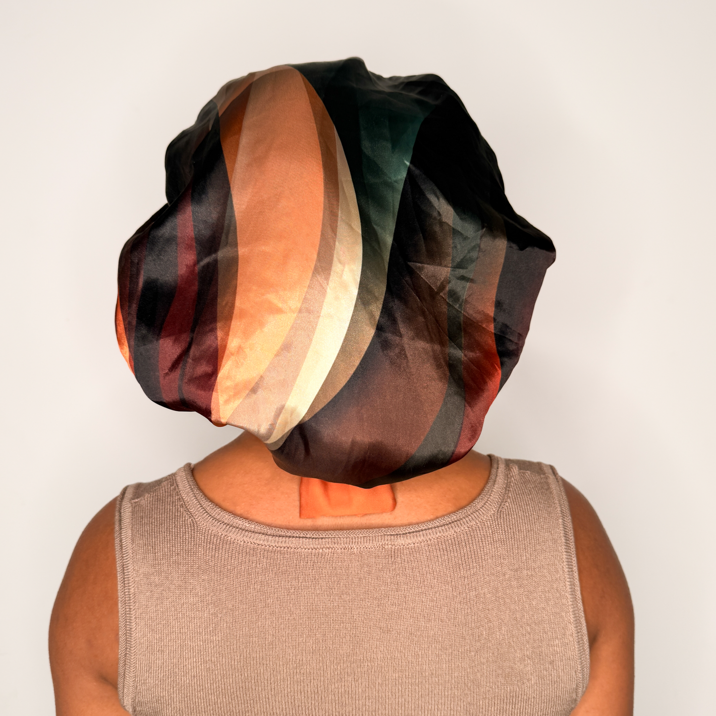 Luxe Satin Bonnet - Limited Edition Cinnamon Swirl Collection