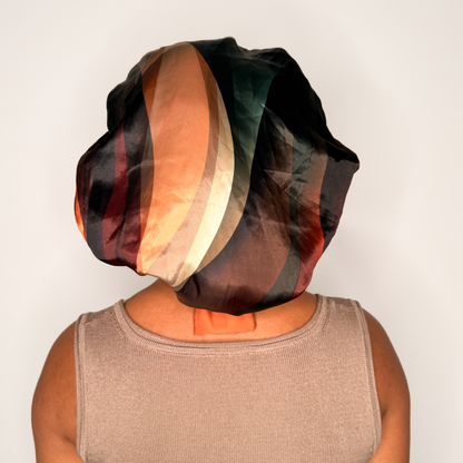 Luxe Satin Bonnet - Limited Edition Cinnamon Swirl Collection
