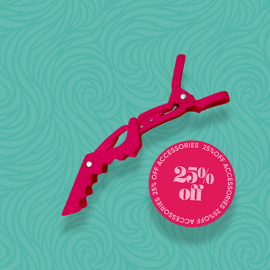 Up For Grabs Sectioning Clips - Raspberry