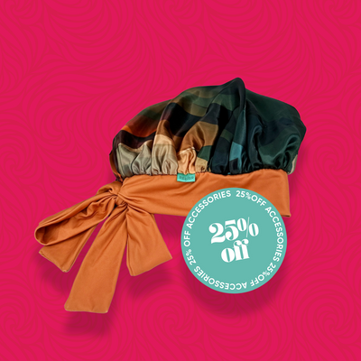 Luxe Satin Bonnet - Limited Edition Cinnamon Swirl Collection