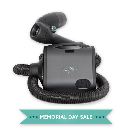 RevAir reverse-air hair dryer with badge: memorial day sale