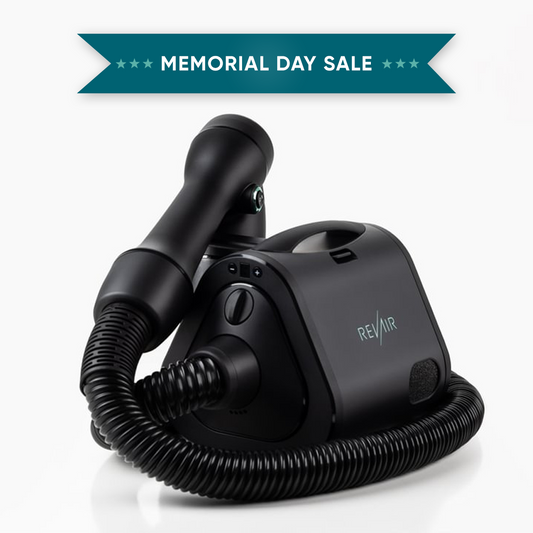 RevAir reverse-air hair dryer with badge: memorial day sale