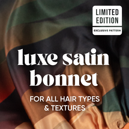 Luxe Satin Bonnet - Limited Edition Cinnamon Swirl Collection