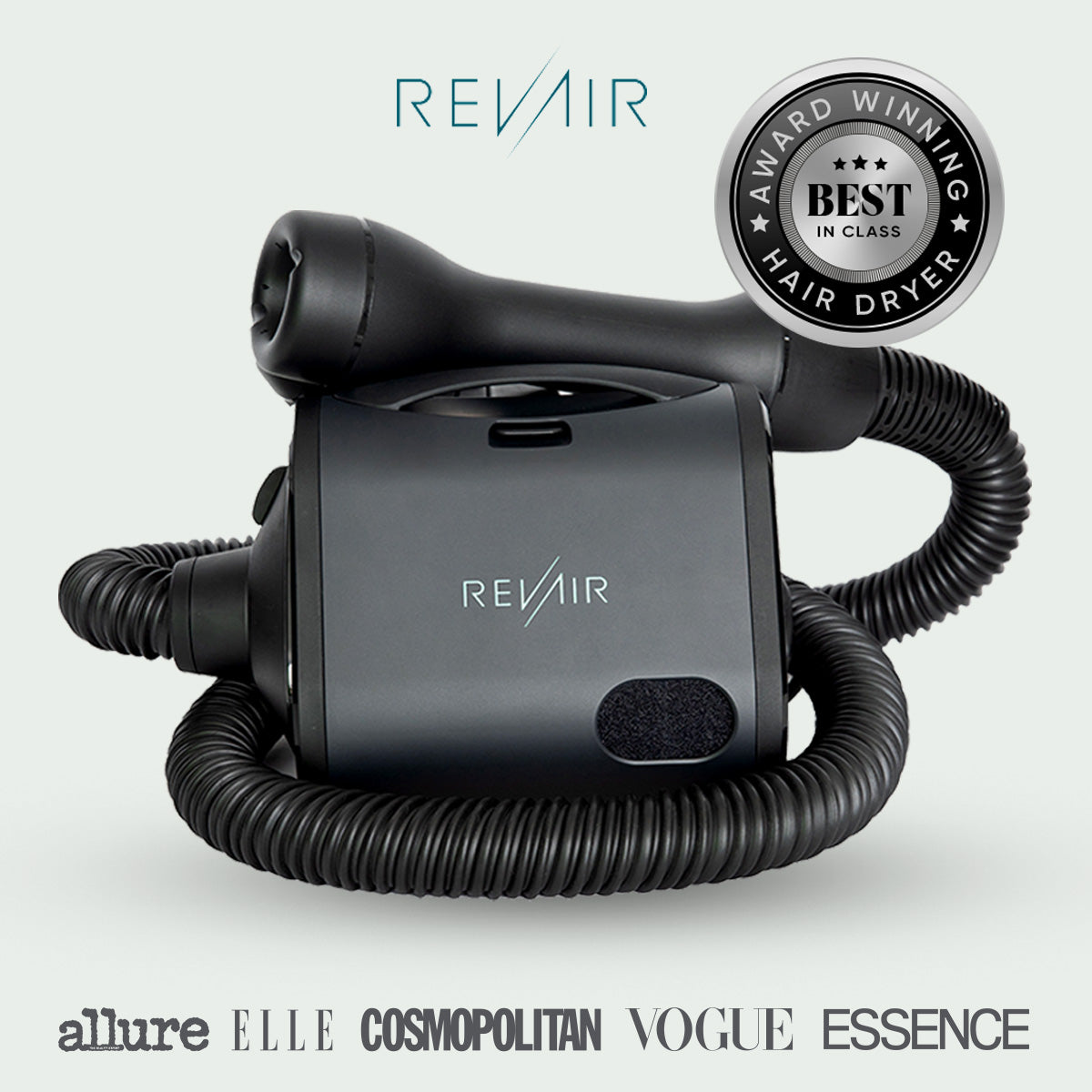 RevAir reverse-air hair dryer system