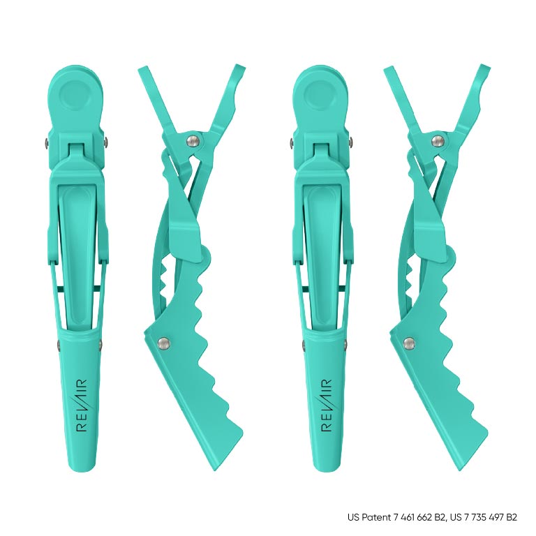 RevAir Limited Edition Teal Sectioning Clips